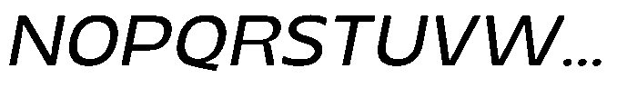 TNSC Migno Sans Migno Sans Light Italic Font UPPERCASE