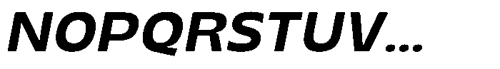 TNSC Migno Sans Migno Sans Medium Italic Font UPPERCASE