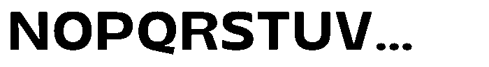 TNSC Migno Sans Migno Sans Medium Font UPPERCASE