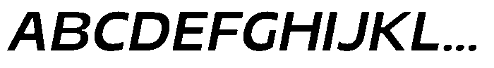 TNSC Migno Sans Migno Sans Regular Italic Font UPPERCASE