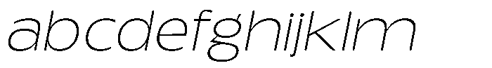 TNSC Migno Sans Migno Sans Thin Italic FONT