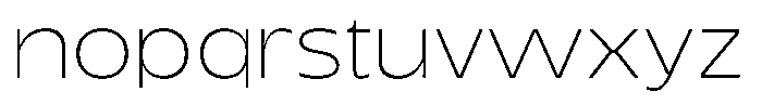 TNSC Migno Sans Migno Sans Thin Font LOWERCASE