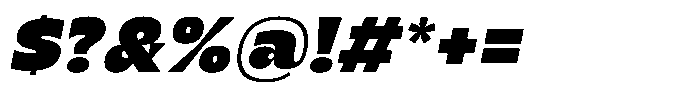 TNSC Migno Sans Migno Sans Ultra Italic Font OTHER CHARS