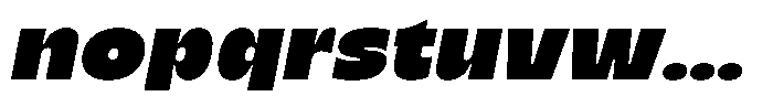 TNSC Migno Sans Migno Sans Ultra Italic Font LOWERCASE