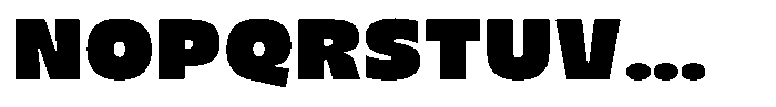 TNSC Migno Sans Migno Sans Ultra Font UPPERCASE