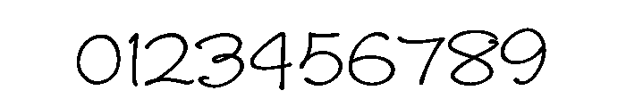 Toothpaste Medium Font OTHER CHARS