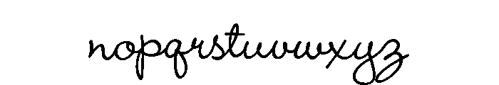 Toothpaste Medium Font LOWERCASE