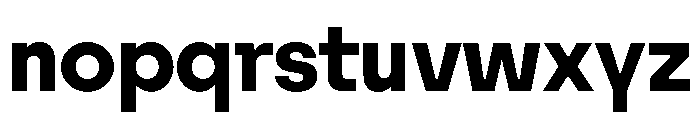 Tosh Bold Font LOWERCASE