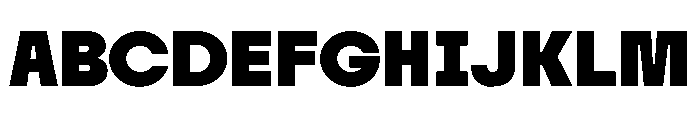 Tosh Heavy Font UPPERCASE