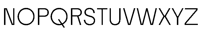 Tosh Light Font UPPERCASE