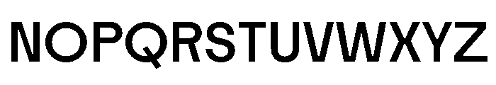 Tosh Medium Font UPPERCASE