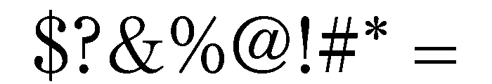 Tot Shizukamin Stdn Regular Font OTHER CHARS