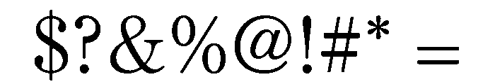 Tot Shizukardmin Stdn Regular Font OTHER CHARS