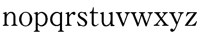Tot Shizukardmin Stdn Regular Font LOWERCASE