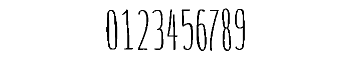 TODD Condensed Font OTHER CHARS