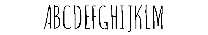 TODD Condensed Font UPPERCASE