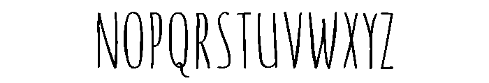 TODD Condensed Font UPPERCASE