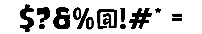 TORDEO-Regular Font OTHER CHARS