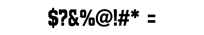 TORVEX Font OTHER CHARS