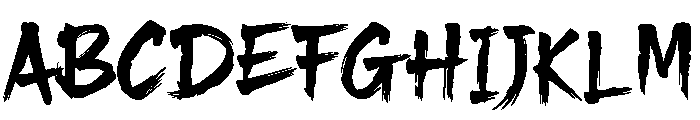 TOSHIRA Font UPPERCASE