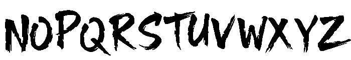 TOSHIRA Font UPPERCASE