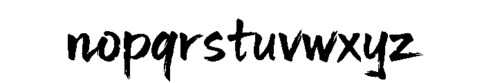 TOSHIRA Font LOWERCASE