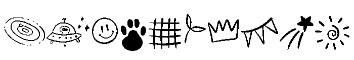 To do list Font OTHER CHARS