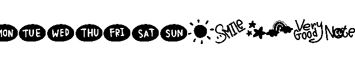 To do list Font UPPERCASE