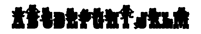 Toad-ally CF Spring Font UPPERCASE