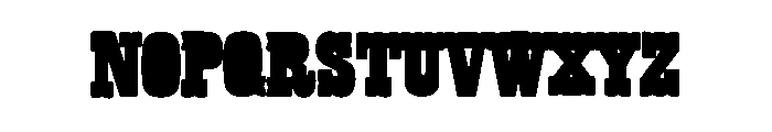 Toad-ally CF Spring Font LOWERCASE