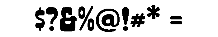 Toasted Avenue Regular Font OTHER CHARS