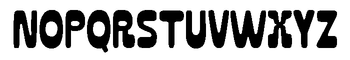 Toasted Avenue Regular Font LOWERCASE