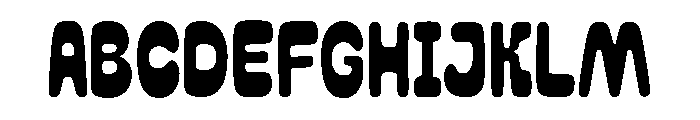 ToastedAvenue-Regular Font UPPERCASE