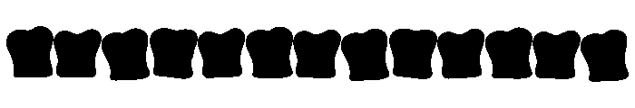 Toasty CF Font UPPERCASE