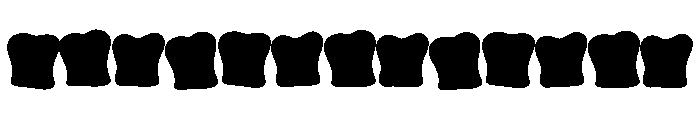 Toasty CF Font UPPERCASE