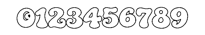 Toasty Morning Outline Regular Font OTHER CHARS