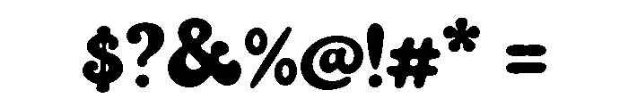 Toasty Morning Regular Font OTHER CHARS