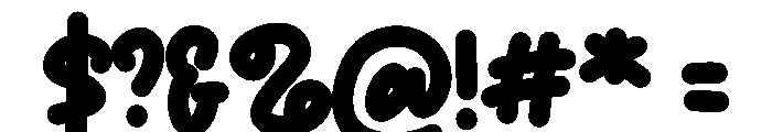 Tobrox Font OTHER CHARS