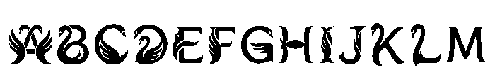 Toby Regular Font UPPERCASE