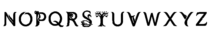 Toby Regular Font UPPERCASE