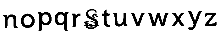 Toby Regular Font LOWERCASE