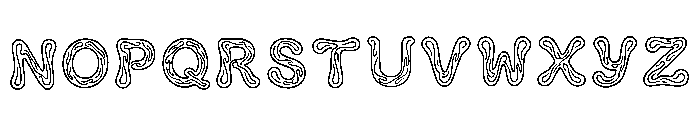 Tocku Regular Font LOWERCASE