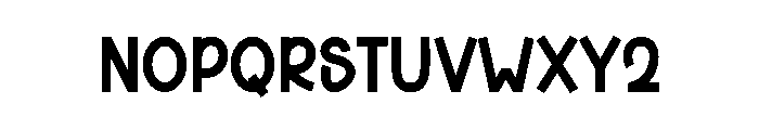 Today Sunday Font UPPERCASE