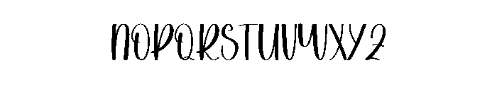 Today Winter Font LOWERCASE