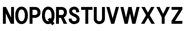 Toemplan Font UPPERCASE