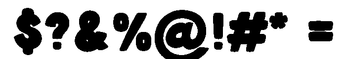 Toffee Soda Solid Font OTHER CHARS