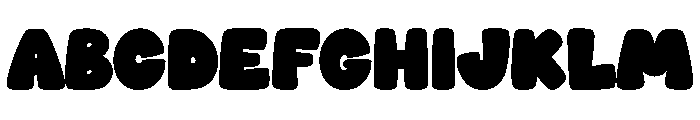 Toffee Soda Solid Font UPPERCASE