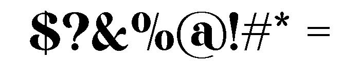 Togana Font OTHER CHARS
