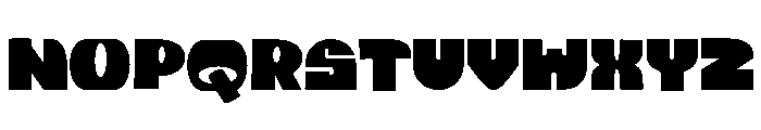Toge Crush Regular Font UPPERCASE