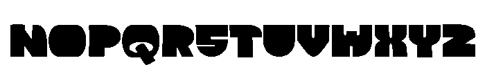 Toge Crush Regular Font LOWERCASE
